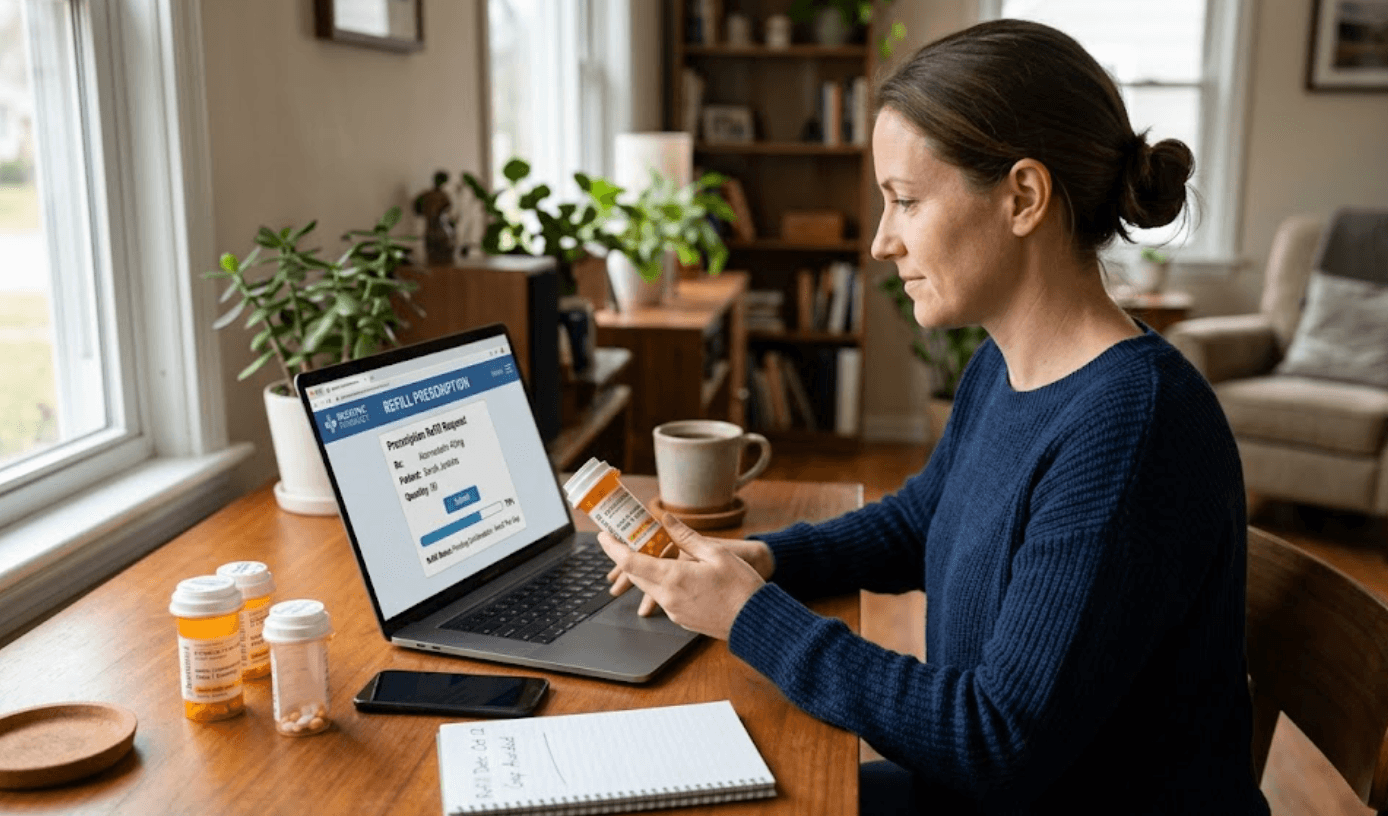 refill prescription online